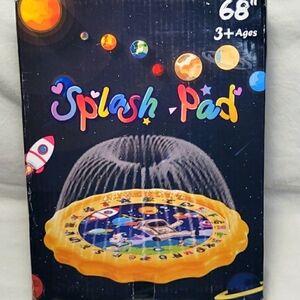 Scientoy 68" Space Themed Splash Pad for Kids